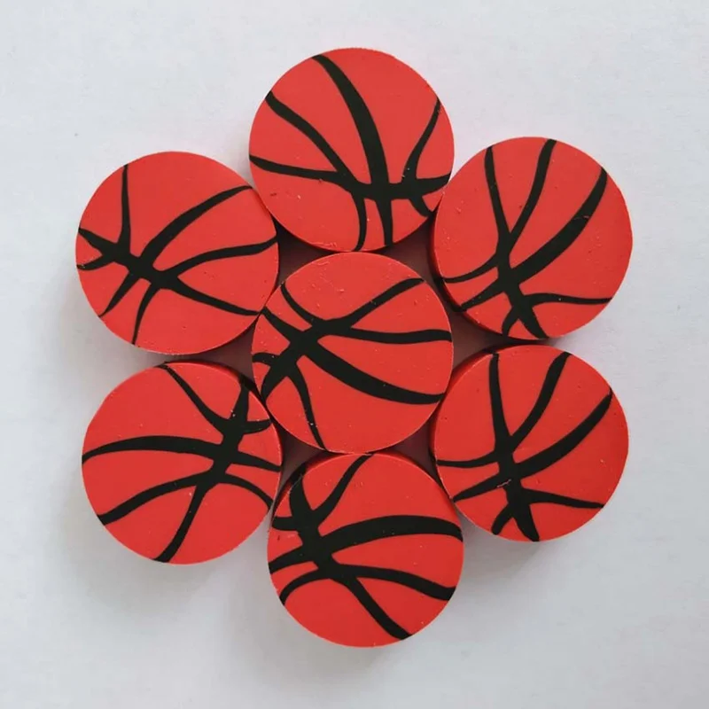 Pencil Eraser 5Pcs/Lot Football Basketball Kawaii Stationery