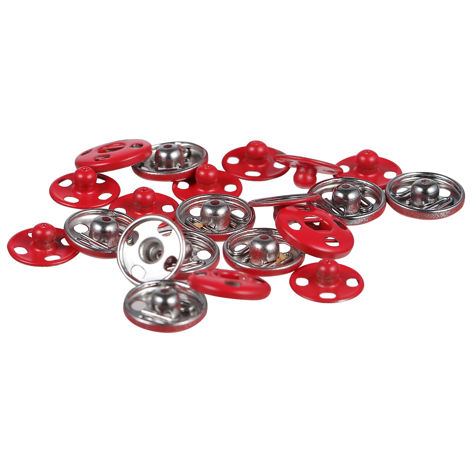 

50 Pair Metal Hidden Button Ornament Kits Durable Snap Fastener Buttons for Jeans Press Stud