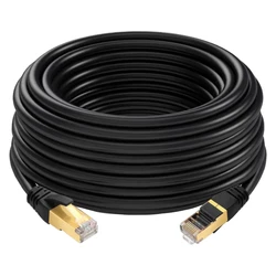 High - Speed Cat6 RJ45 Ethernet Cable - Various Lengths Available - 1M (CAT6 Black FTP)
