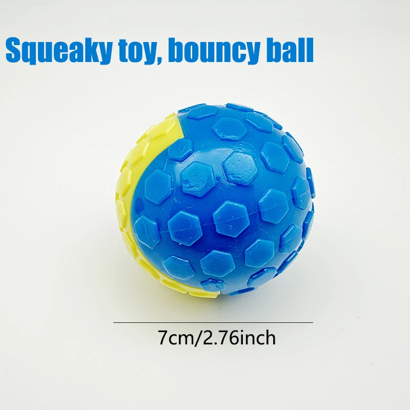 Dog interactive educational sound rubber toy ball, training and reassuring company to relieve boredom, the perfect gift for dogs 5