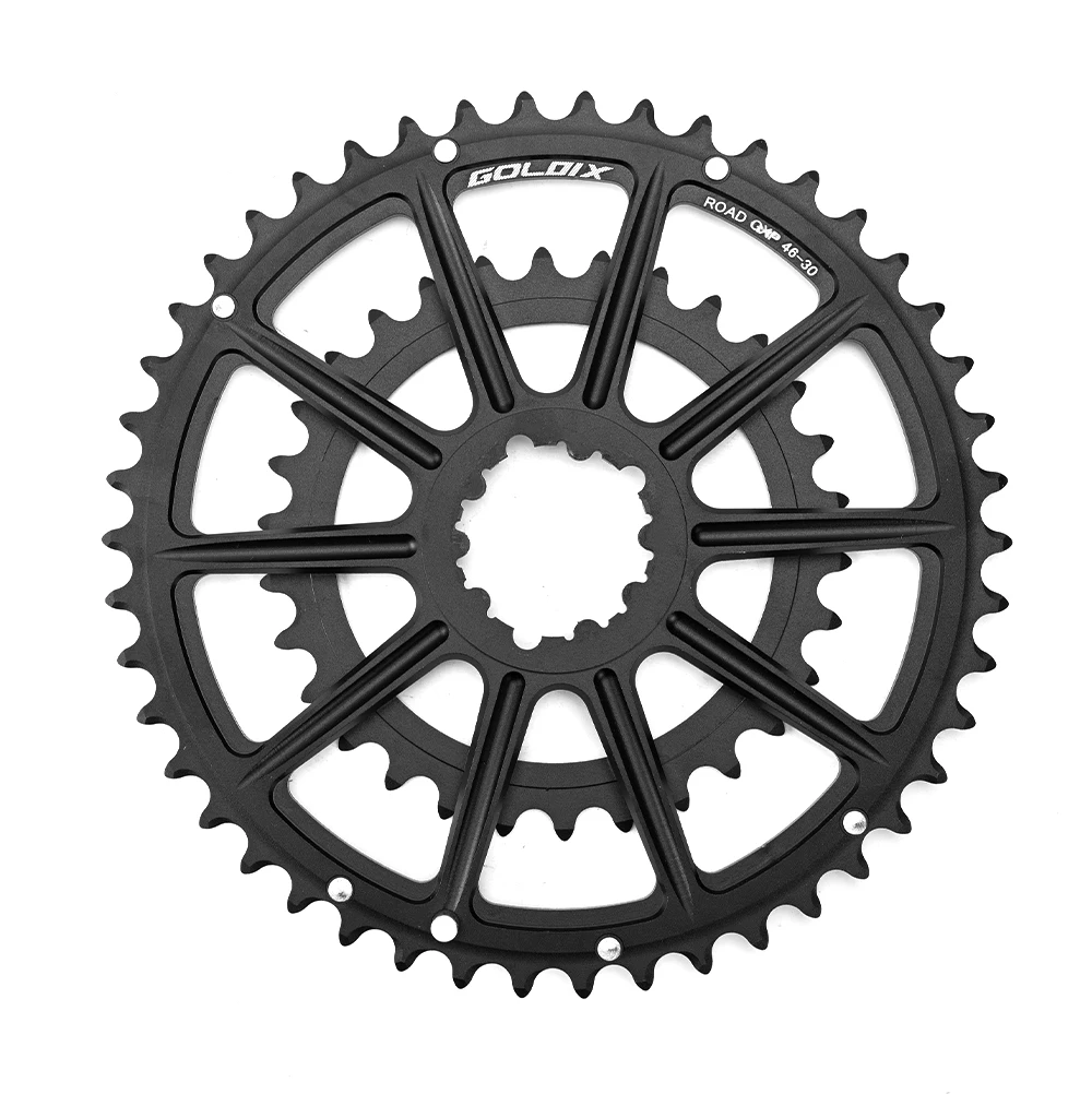 GOLDIX 53-39T 52-36T 50-34T 48-32T 46-30T Spezifikation Rennrad Kurbelgarnitur Kettenblatt passend für SHIMANO und SRAM 10 11S 12S – Detail 9