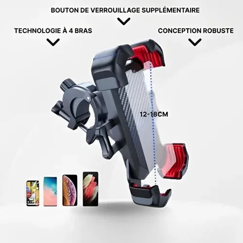 Universal 360° Rotating Shockproof Bike Phone Holder Stand