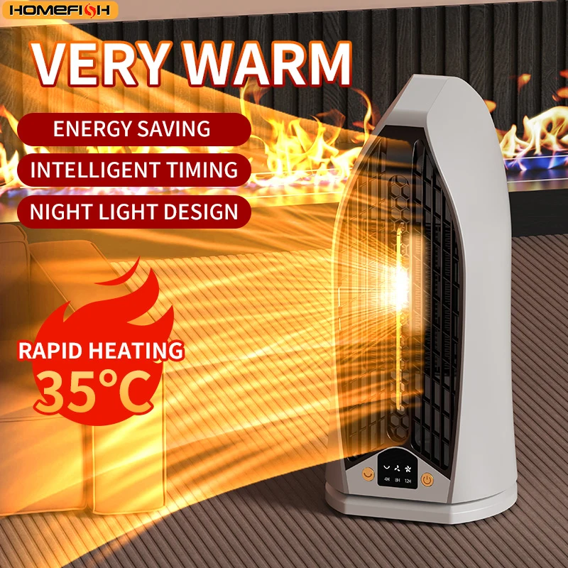 Portable Desktop Heater Home Use Quick Heating Electric Warmer for Bedroom Living Room Dormitory Foot Warmers