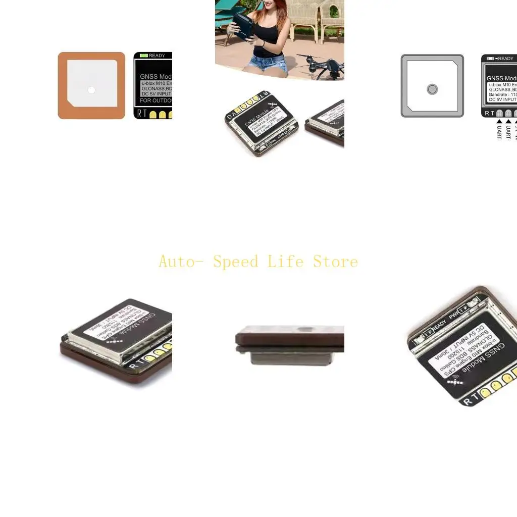 02DA 소형 GNSS 엔진 GNSS 모듈 쿼드콥터 경쟁 레이싱을 위한 고정밀..