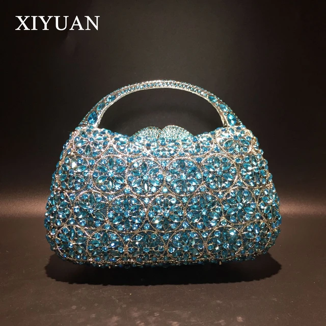 Weave Pattern Satin Evening Bag Luxury Rhinestone Decor - Temu