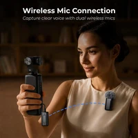 Ordro M5 5K Vlog Camera Kit Action Pocket Camcorder with Wireless Microphone for YouTuber Video Recording 2