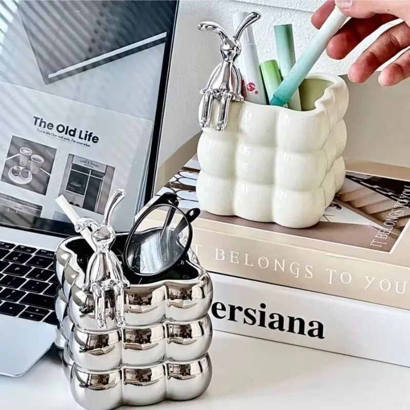 Ceramic Storage Jar 1 piece decorative ceramic storage bowl keys dresser tabletop jewelry storage box for home organization and storage