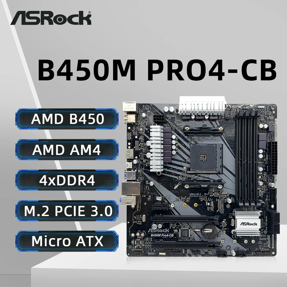 ASRock B450M マザーボード ASRock B450M STEEL LEGEND マザーボード CPU メモリ