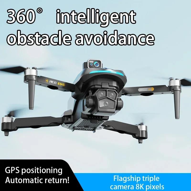 

RC Drone GPS 6K Profesional Four Cameras WIFI RC Helicopter Distance 5KM Brushless Obstacle Avoidance Quadcopter Toys AE8 EVO