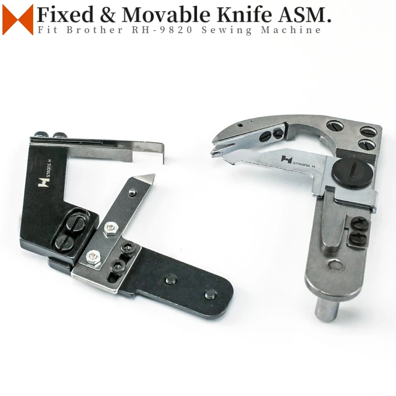 

Movable & Fixed Knife ASM. Fit Brother RH-9820, DH4-B981 Electronic Eyelet Button Holer Sewing Machine Blade S34895001 S34899001
