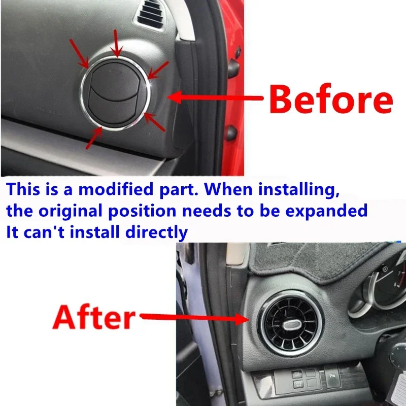 For Mazda 6 GH Car Front Dashboard Center A/C Air Conditioner Vent Outlet For Ford Mondeo F150 For BYD G3 For JAC M3