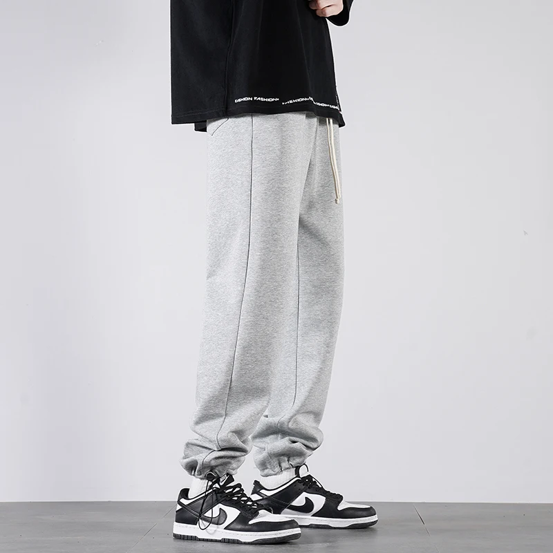 Autumn New Plus Size Men's Clothing 190 Tall Men's 110-115-120cm Long Legs Extra Long Men's Pants Straight Leg Casual Pants view 4