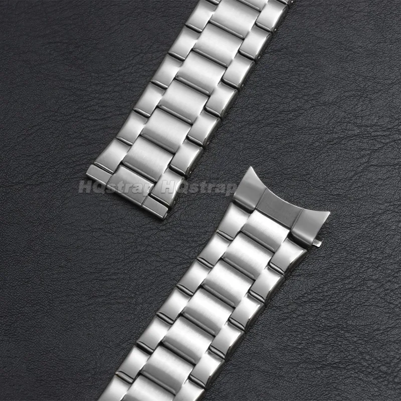 Sleek Stainless Steel Adjustable Watch Strap - Universal Replacement Band