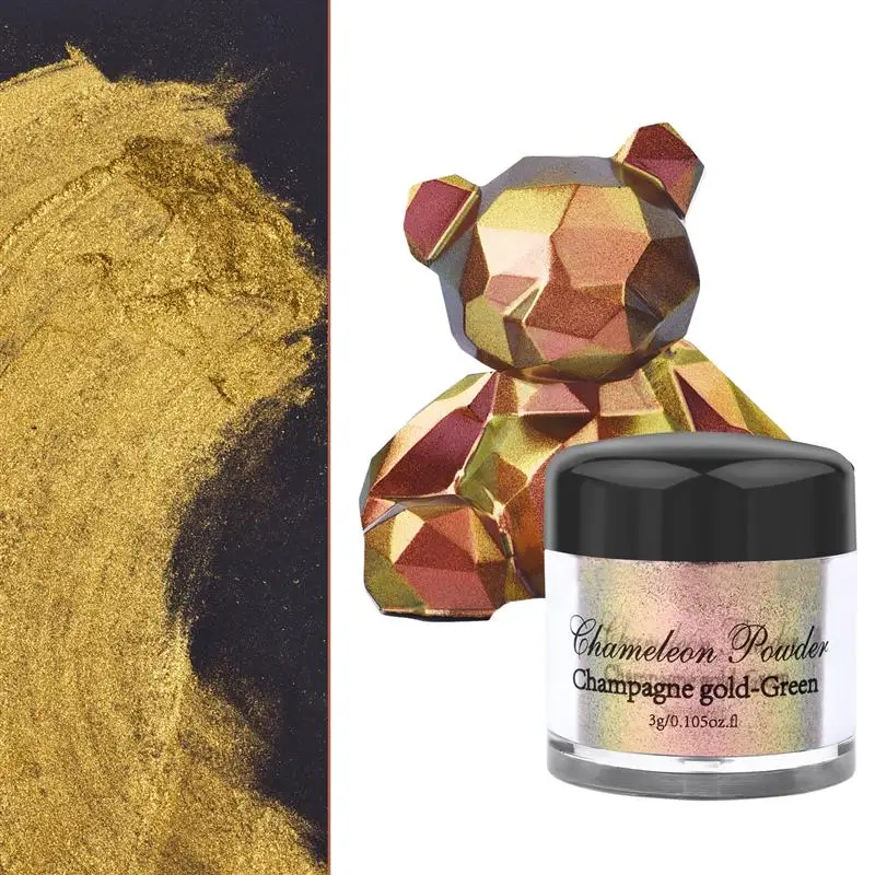 Mirror Chameleon Powder Shift Mica Powder DIY Epoxy Resin Crystal Silicone Mold Pearl Pigment Painting Dye 3g/Bottle mica powder pigment epoxy resin pigment pearl powder pearlescent powder pigment pearl powder pigment mica powder
