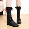 Free Shopping New PU Leather Long-barreled Belt High Modern Boots Jazz Dance Shoes 1