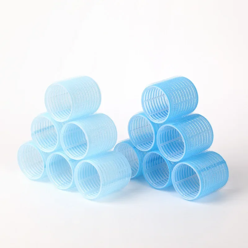 6pcs Self-Grip Hair Rollers Heatless Hair Curler No Heat Bangs Volume Self-adhesive DIY Curler Styling Tools