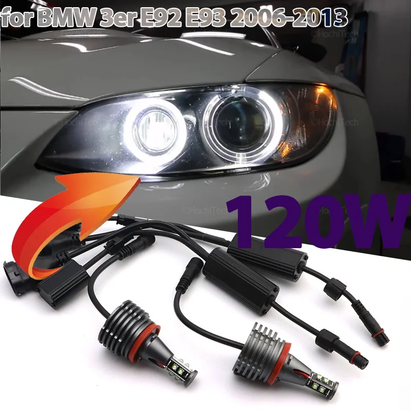 

Лампы для автомобильных фар «ангельские глазки», габаритные огни, лампы для BMW 3 серии E92 E93 316i 318i 320i 323i 325i 328i 330i 335i 2006-2013