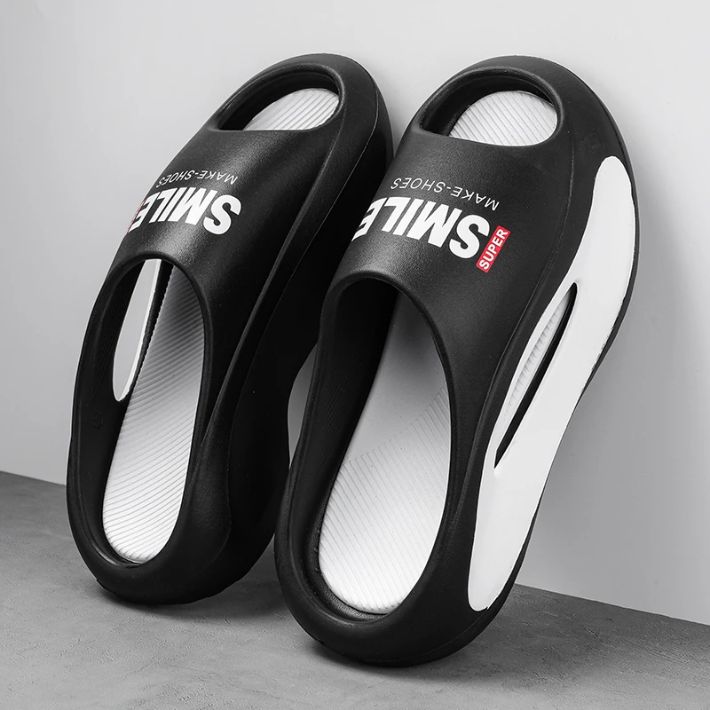 Men's slippers massage sandals man summer beach shoes Thick Bottom Unisex Soft Slipper sneakers EVA Non-slip women home slipper 5
