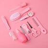 J15U Infant Trimmer Set Include Brush Comb Trimmer File Nasal Aspirator Safety Care Kids Healthcare Grooming Set