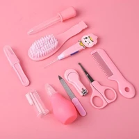 J15U Infant Trimmer Set Include Brush Comb Trimmer File Nasal Aspirator Safety Care Kids Healthcare Grooming Set