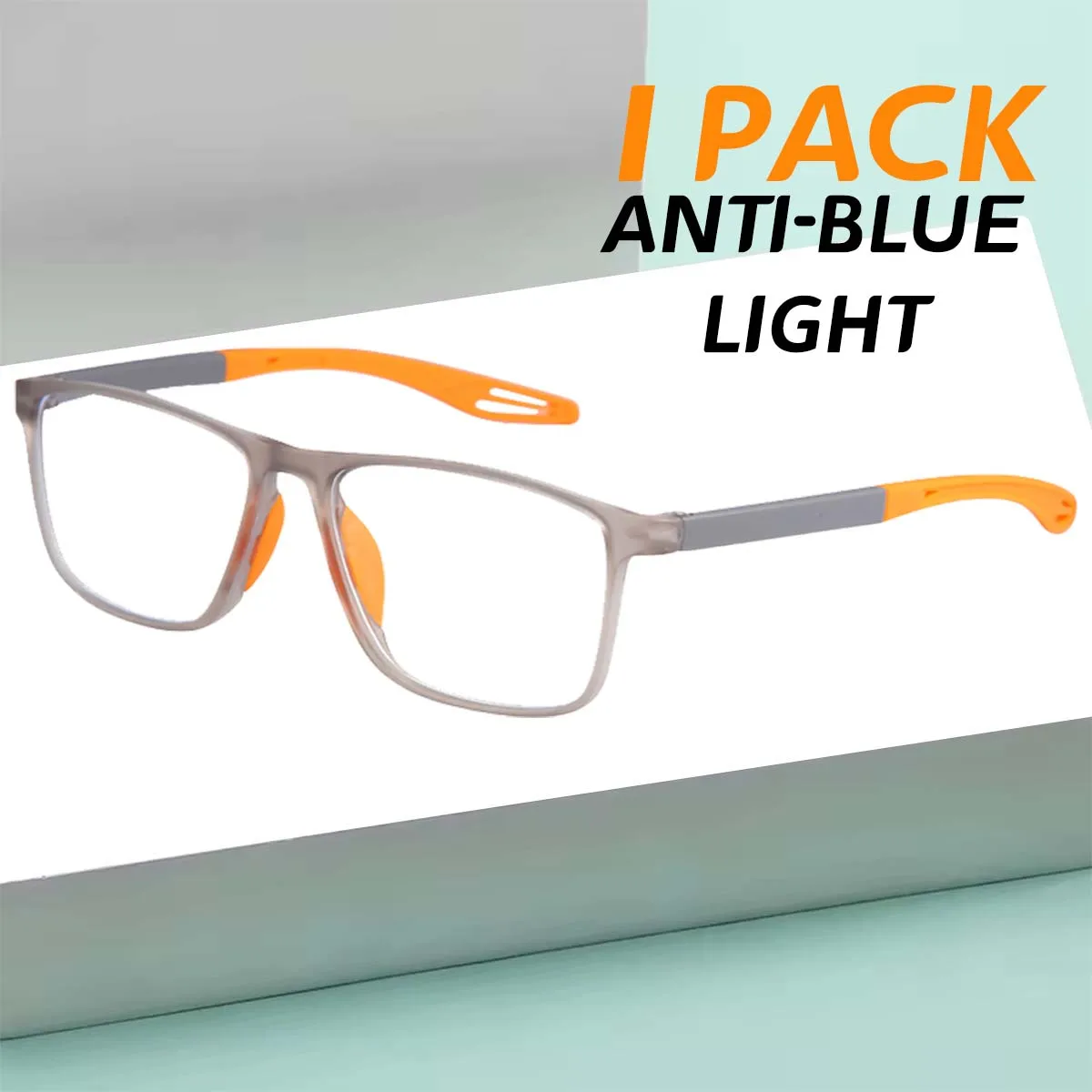 TR90 Reading Glasses Anti Blue Light +1.0 ~+3.0 1PC for Men bluetooth earbuds