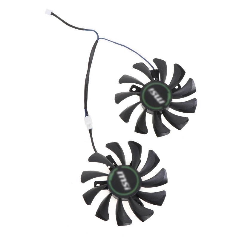 75Mm Ventola Di Raffreddamento 2Pin 12V 0.5A Ha8010H12F-Z Vga Ventola Scheda Grafica Ventola Per Msi Geforce Gtx 1650 Super Ventus Xs Cooler