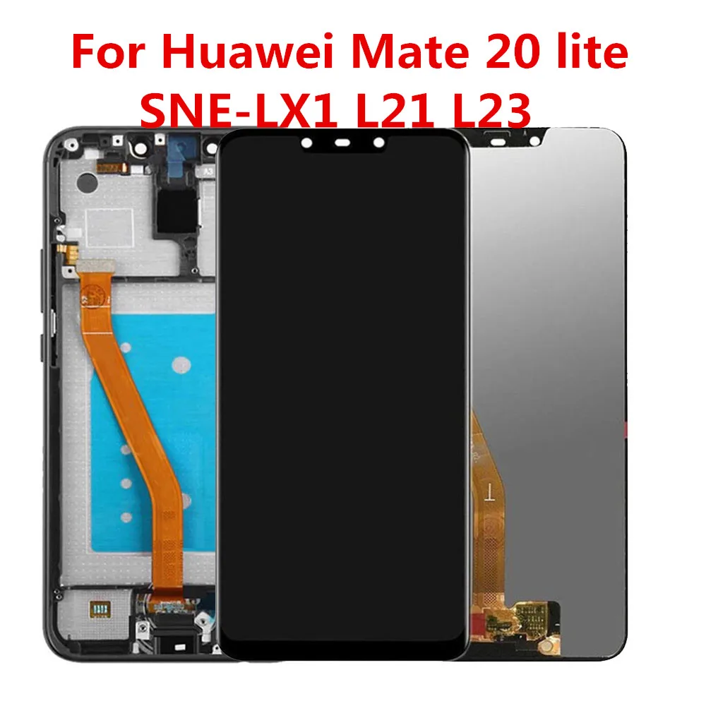 6.3 "Per Huawei Mate 20 Lite Display Lcd Touch Screen Per Huawei Display Sne-Al00 Ine-Lx2 Sne-Lx1 Sne-Lx2 Lx3 Parti Di Ricambio