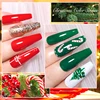 MEET ACROSS 7ml Christmas Color Serises Gel Nail Polish Red Green Semi Permanent UV Gel Varnish For Manicure Glitter Nail Art 5