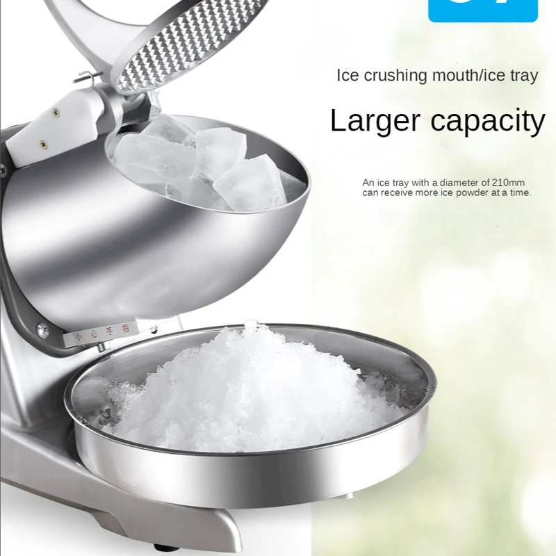 Ice Crusher Milk Tea Shop Speciale Macchina Per Il Ghiaccio Tritato Casa Piccola Macchina Per Il Ghiaccio Da Neve Macchina Per Frullato Macchina Per I