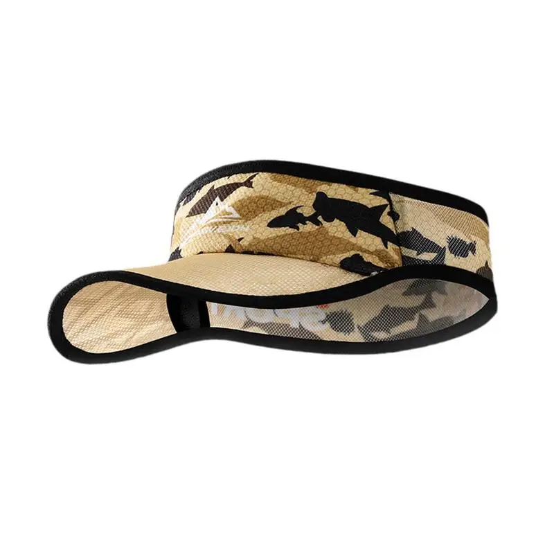 

Womens Sunvisor Sunscreen Fishing Empty Top Hat Camouflage Lightweight Sports Sun Sunvisor Hat For Men For Outdoor Camping