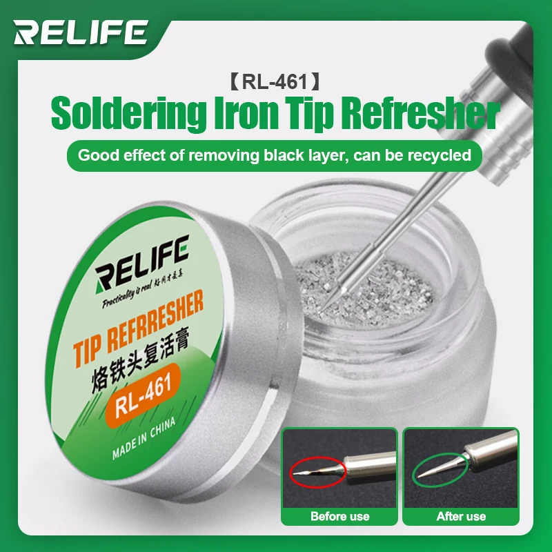 RELIFERL461SolderingIronTipCleanerRefresherForRemoveTheOxide