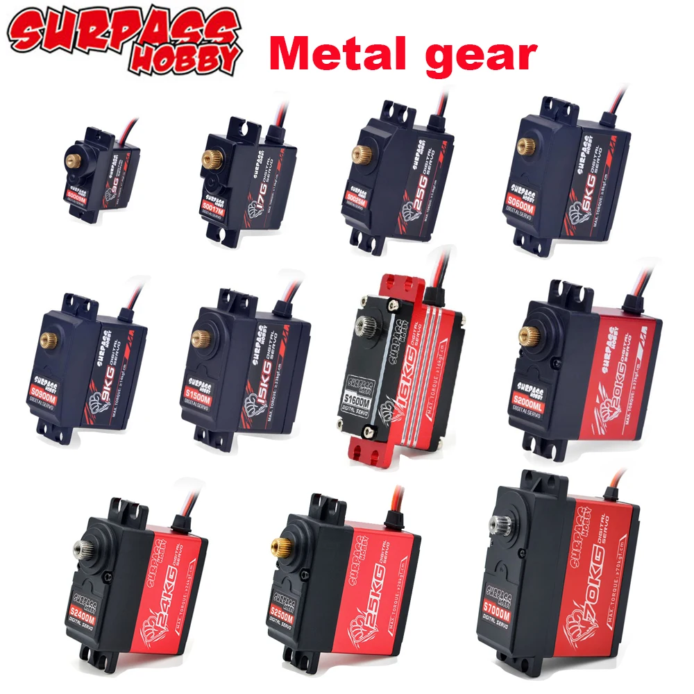 

Сервопривод SURPASS HOBBY 9 г 17 г 25 г 6 кг 9 кг 15 кг 16 кг 20 кг 24 кг 25 кг 30 кг цифровой сервопривод для радиоуправляемого автомобиля 1/18 1/16 1/12 1/10 1/8 1/7 1/5