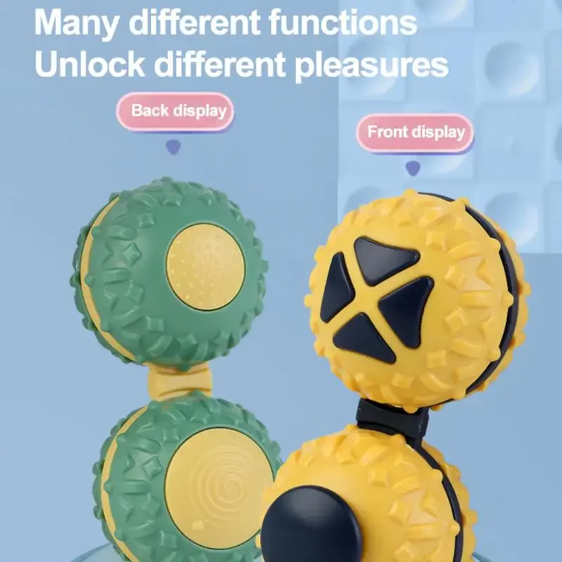 New 2 in 1 Decompression Ball Fidget Toys for Adults Stress Relief Sensory Toy Hand Rotating Massage Ball Autism Antistress Toy