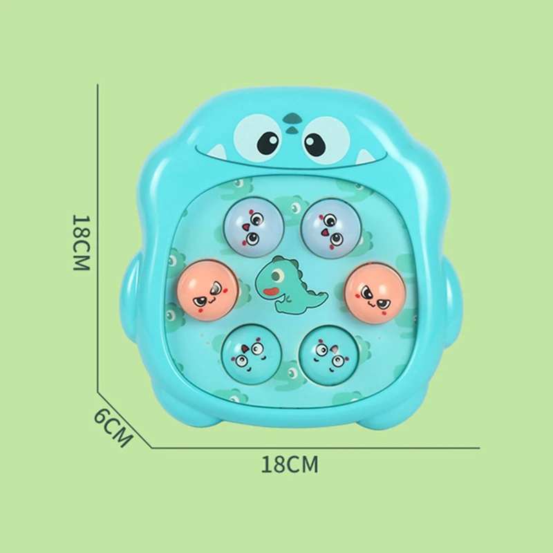Frog/Dinosaur/Duck Baby Toy Montessori Learning Game Educational Puzzle Gift for 12 24 Months Toddler Boy/Girl with Hammer 6