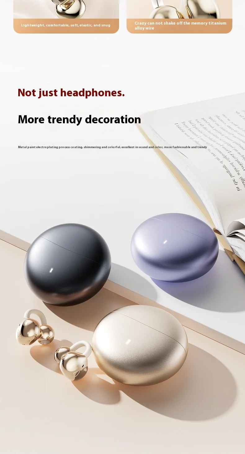 Auriculares Bluetooth duales mejorados con sonido estéreo Berlin 9D Ajuste cómodo 24 horas Tecnología a prueba de fugas de ruido IPX5 resistente al agua con micrófono