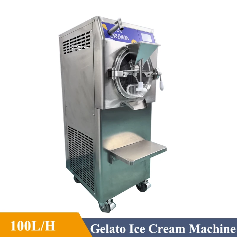 100L/H Professional Commercial Hard Ice cream Making Machine With Touch Screen For Gelato Ice Cream 4