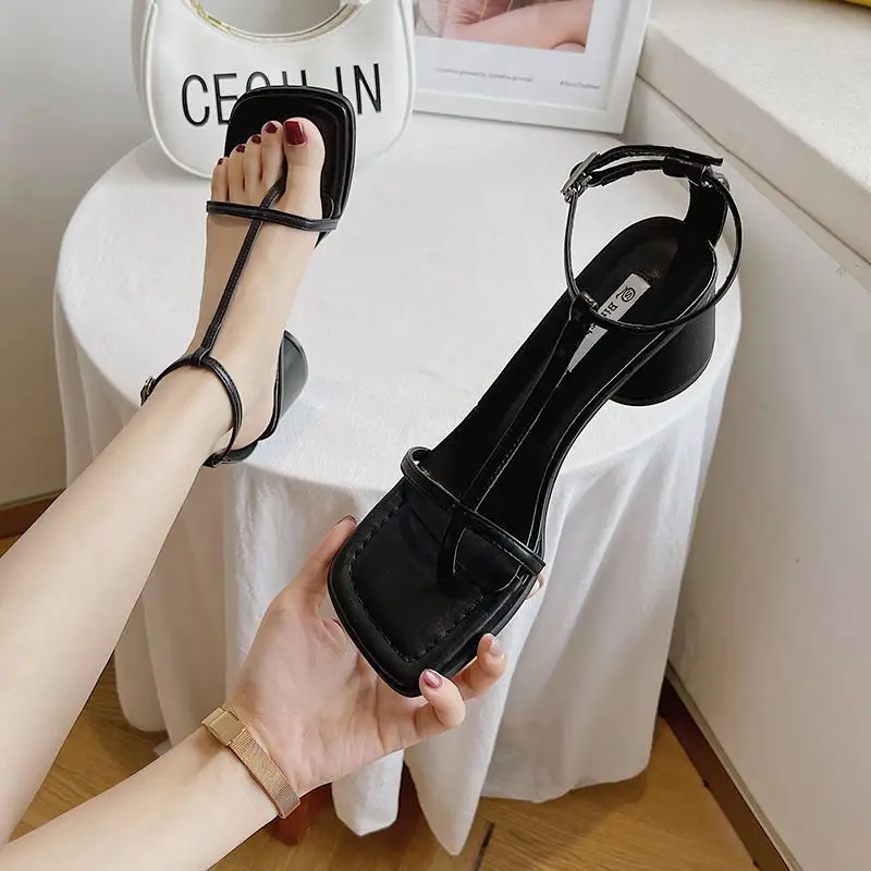 Sandal with designer heel Beige Dorica S Easy | AGL