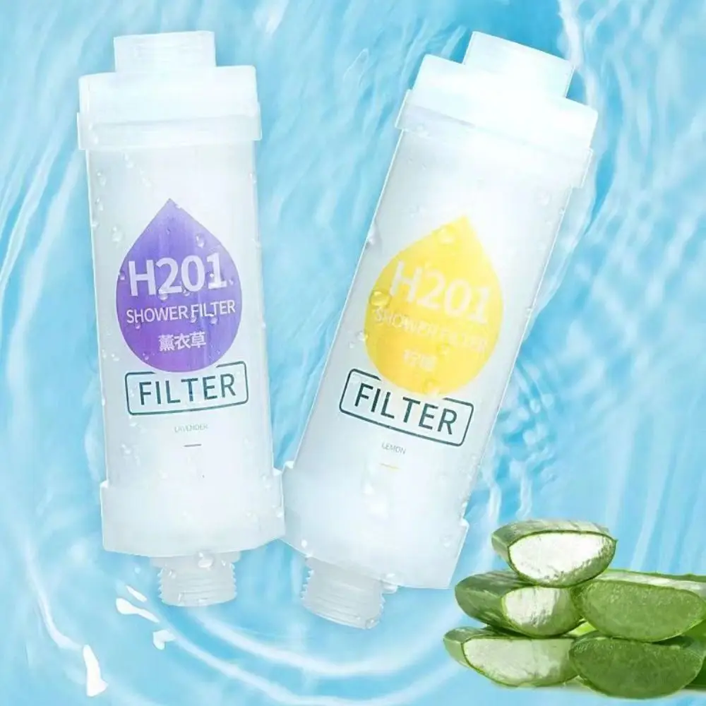 Rose Lavender Shower Head Filter Anti-scaling filter impurities Shower Scented Dechlorination Water Softener 5