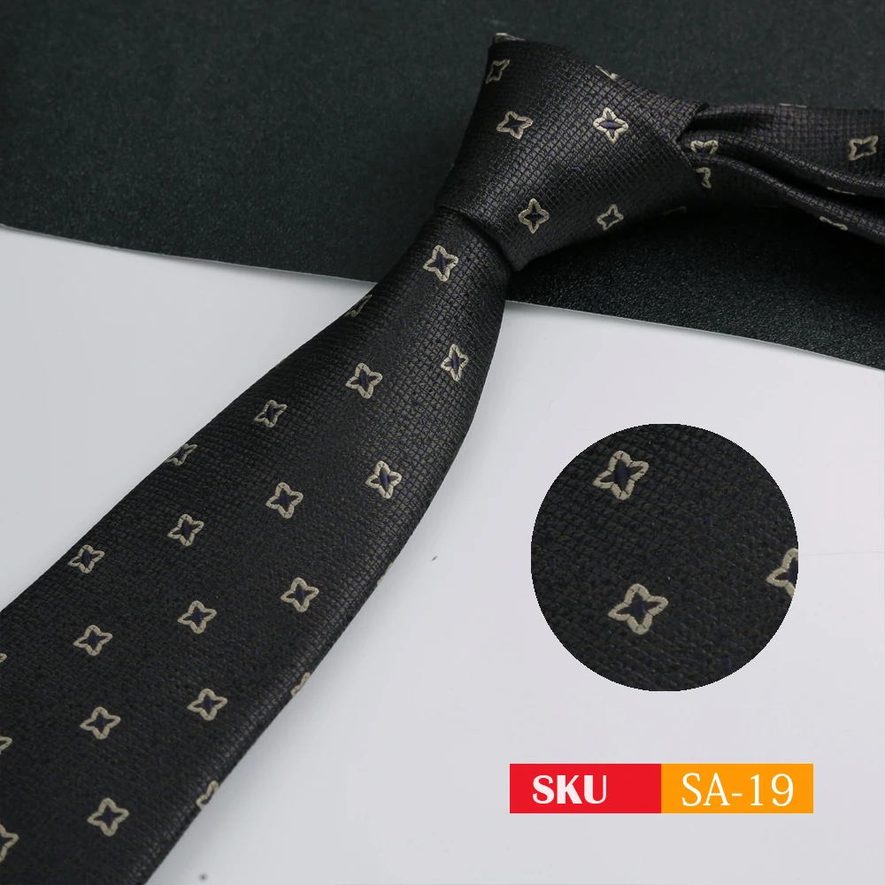 Luxuriöse 8CM Herrenkrawatten, einfarbig, Twill, gestreift, kariert, für den Mann, Bräutigam, Business, Party – Detail 22