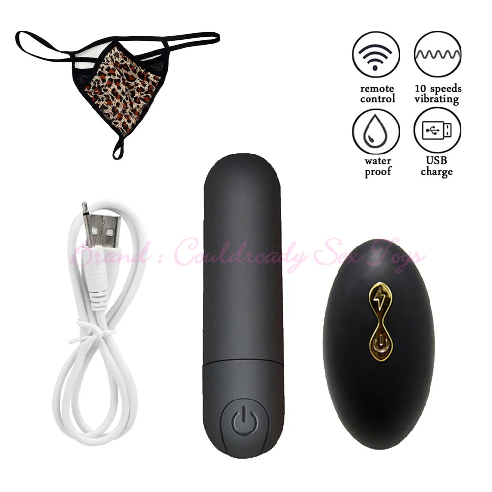 Vibrating Panties 10 Function Wireless Remote Control Rechargeable