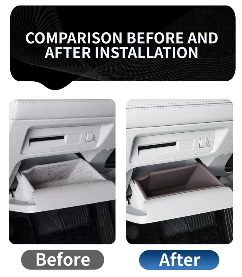 For Byd Song Plus Seal U Dmi Ev 2020-2025 Steering Wheel Front Storage Box Multifunctional Silicone Waterproof Protective Case