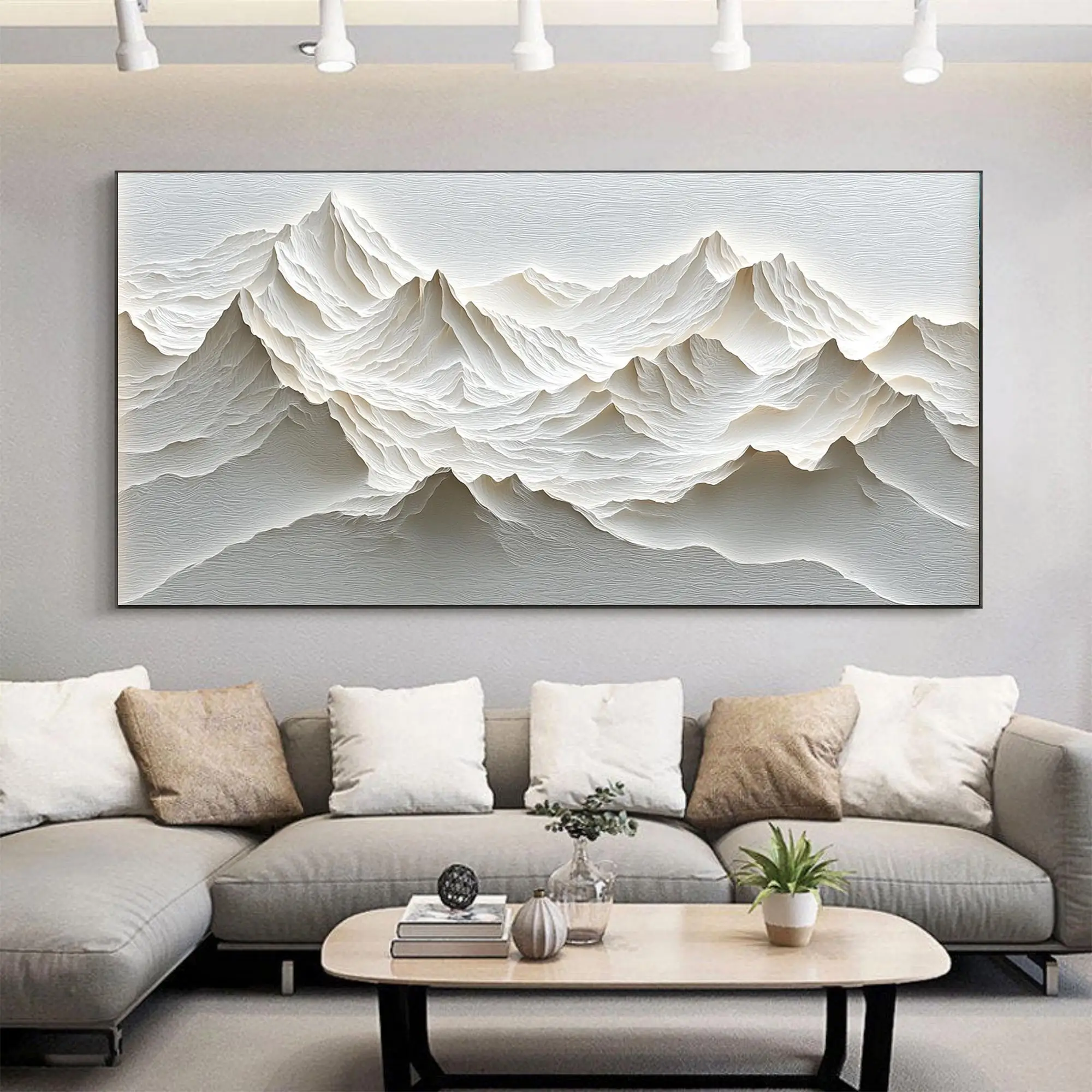 Mountain Relief Art Posters 4