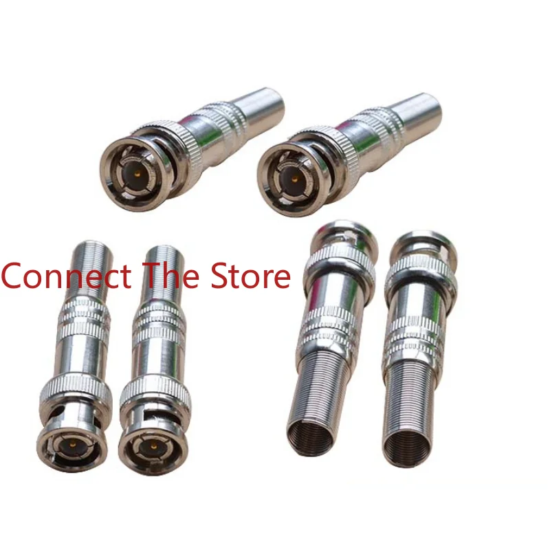 

4PCS Manufacturers Supply BNC Video Assembled Welding-free Male Monitoring With Net Tail -3-5-6U.