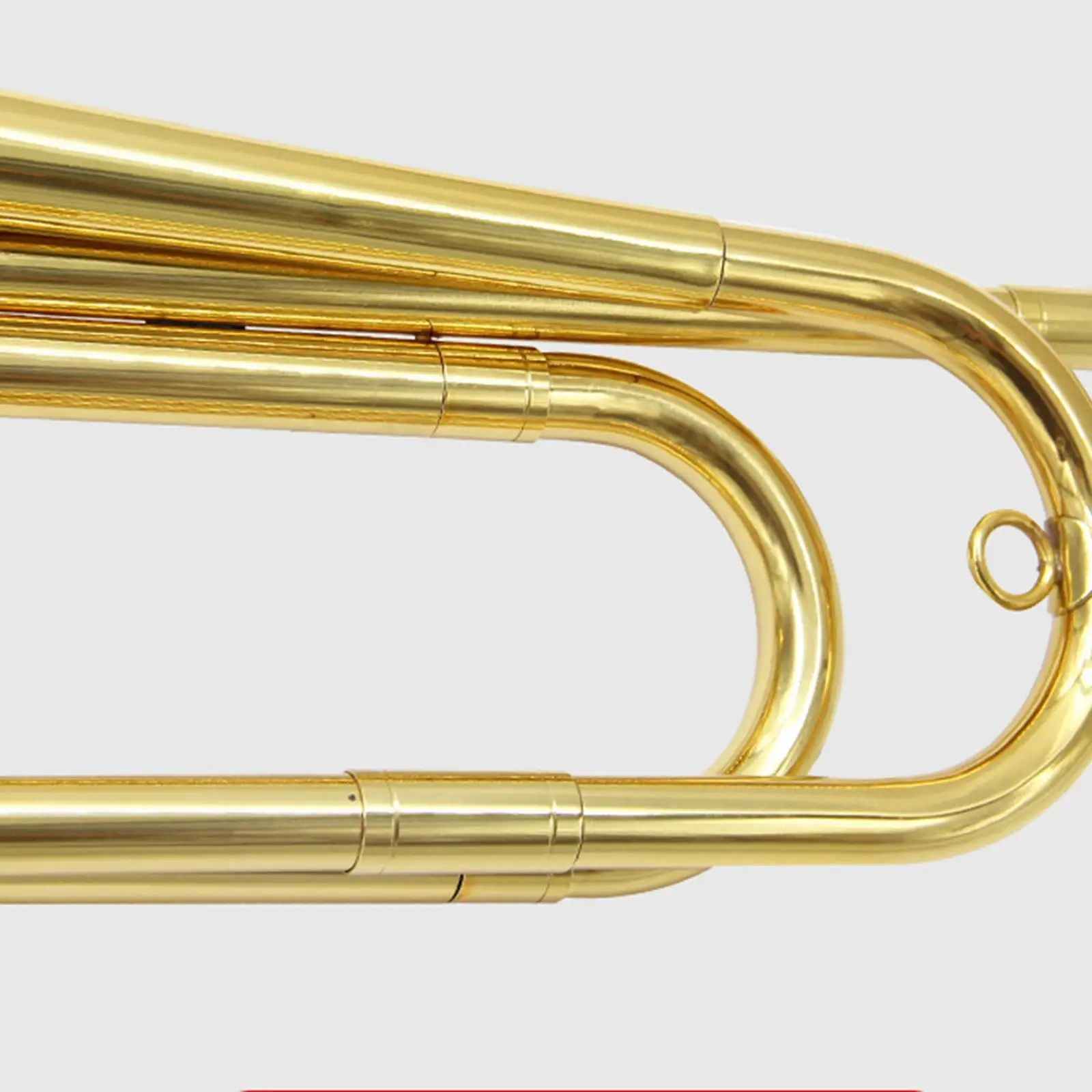 Cavalry Trumpet 7C Mouthpiece Signal Musical Instrument Vintage Brass Blowing Bugle for School Beginner Band Orchestra Cavalry trumpet instrument