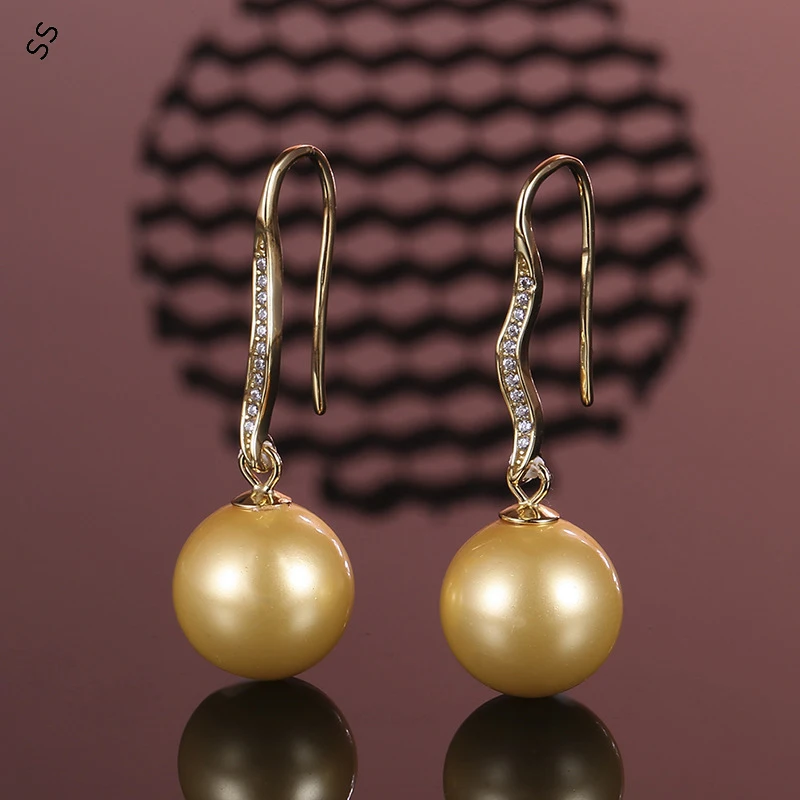 

Elegant Temperament Pearl Ear Hook Women's Fashion Charm Garment Ornament Accessories for Party Dresses Matched