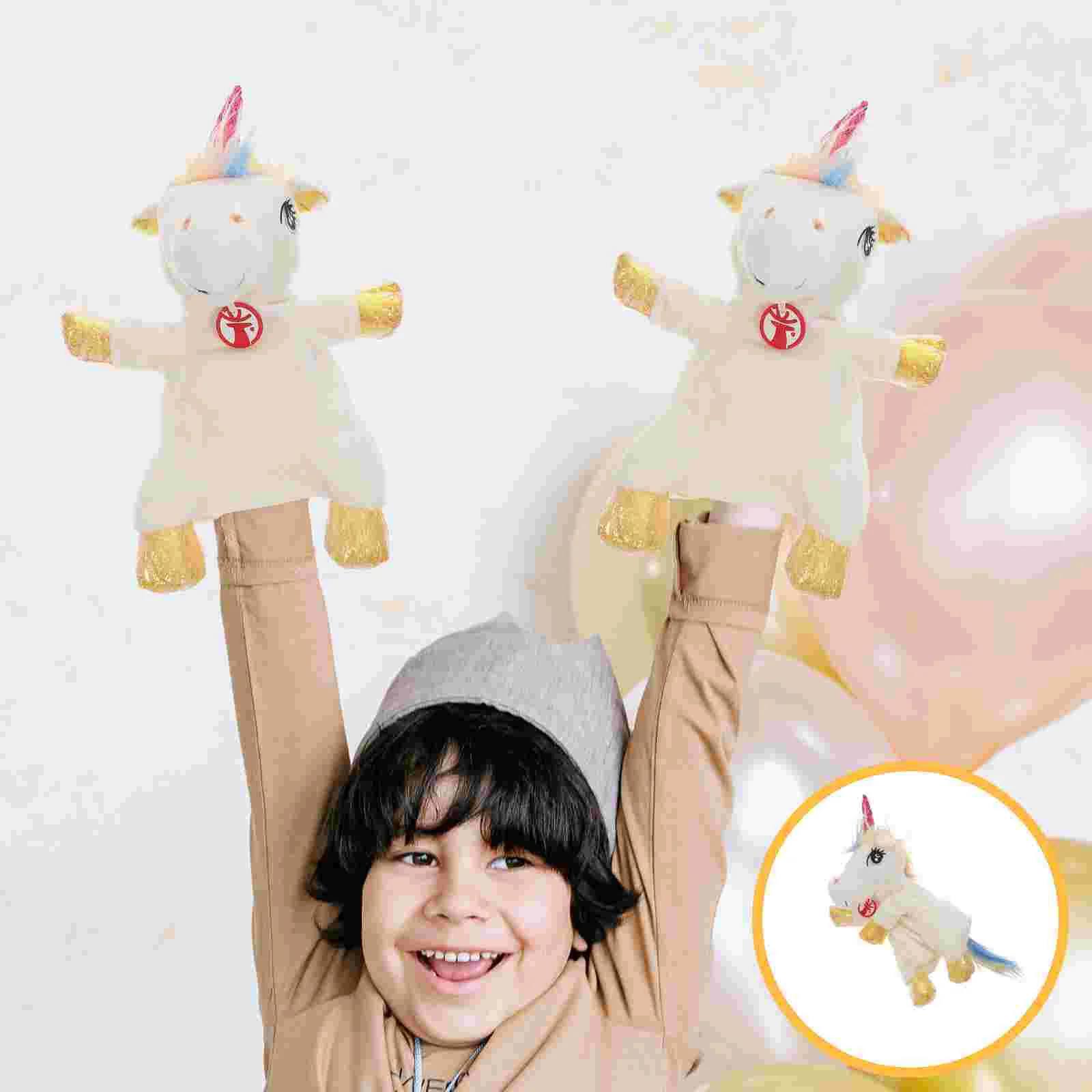 Parent-child Interactive Hand Puppet Animal Puppets Children’s Toys Kids Plush Cotton for Baby Stuffed hand pulled single gun soft bullet gun competitive shooting parent child interaction combat simulation children s new toy gun