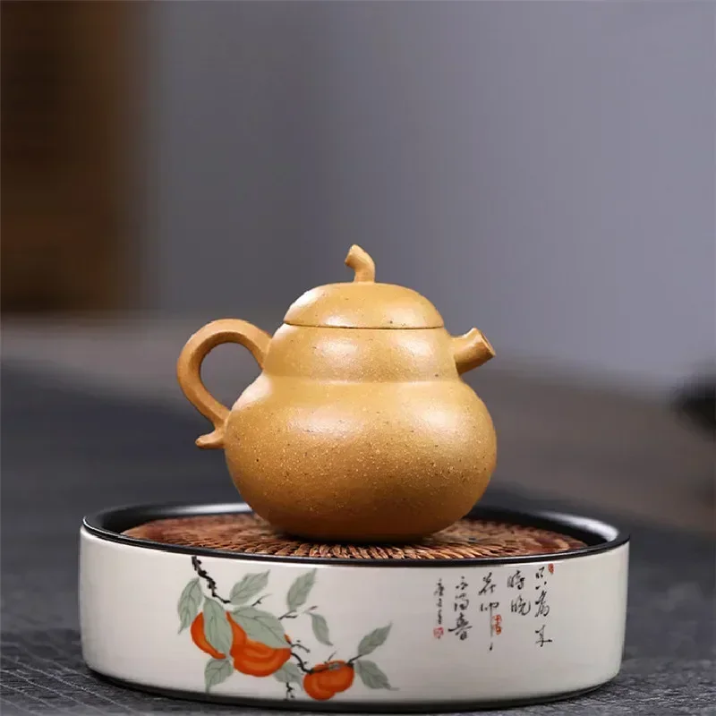 

Handmade Purple Clay Teapot Small Capacity Boutique Yixing Tea Pot Raw Ore Beauty Kettle Chinese Tea Ceremony Accessories