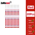20mm Red 20pcs