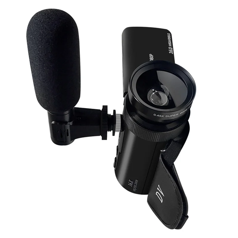 Grabador de vídeo DIGIT-DV, videocámara, grabación de Audio con micrófono, cámara de vídeo con Zoom Digital, máquina para grabar Vlog