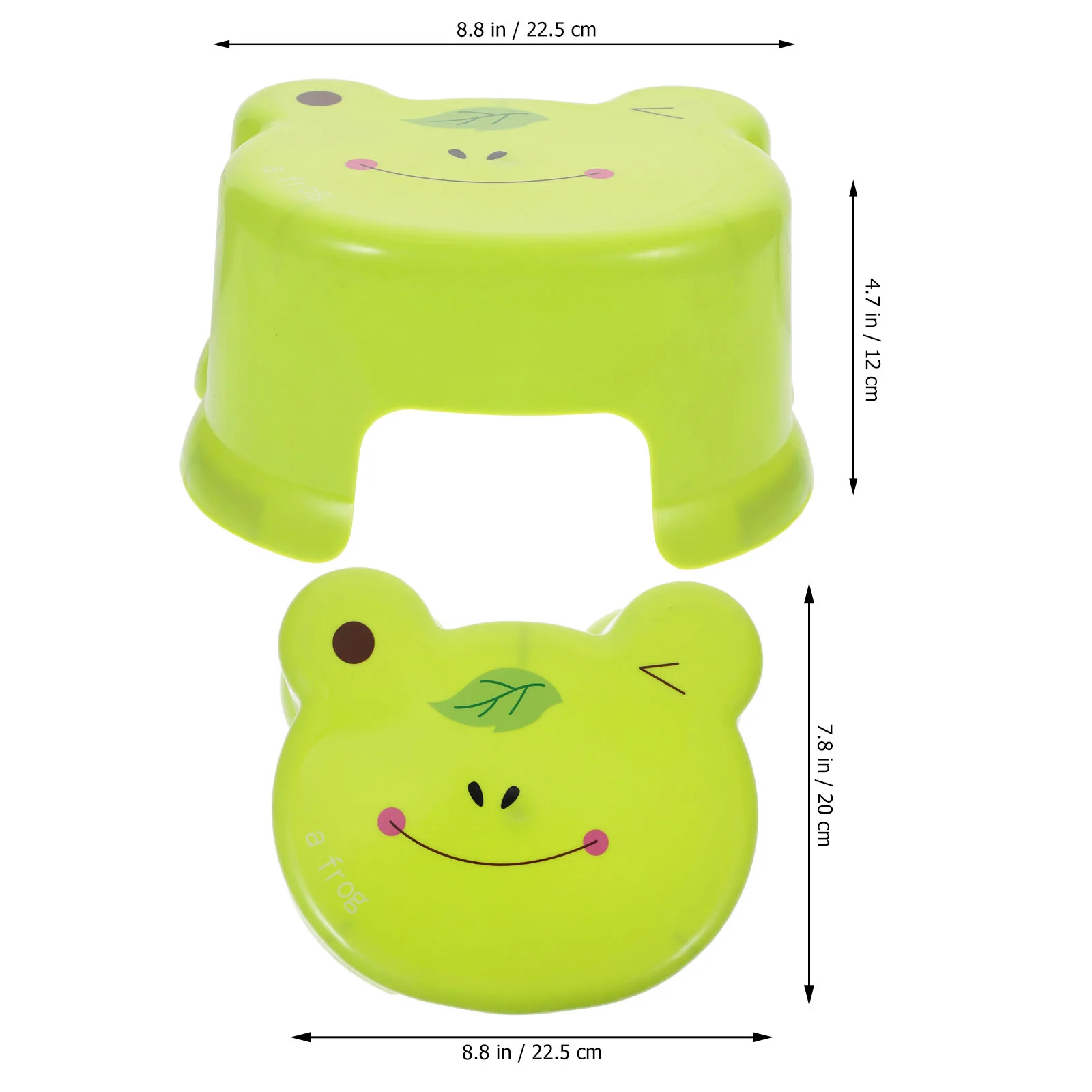 Stool Step Bathroom Kids Chair Squatting Foot Bedside Toilet Portable